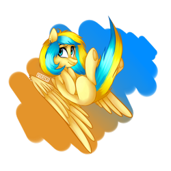 Size: 1024x1024 | Tagged: safe, artist:chloeprice228, derpibooru import, oc, oc only, oc:mint, pegasus, pony, abstract background, blank flank, cute, female, flying, mare, simple background, solo, transparent background, windswept tail