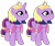 Size: 4770x4000 | Tagged: safe, artist:askometa, derpibooru import, somnambula, twilight sparkle, twilight sparkle (alicorn), alicorn, pegasus, pony, absurd resolution, accessory swap, alternate versions, female, makeup, mare, missing horn, mixed up, pegasus twilight sparkle, recolor, simple background, solo, transparent background, vector