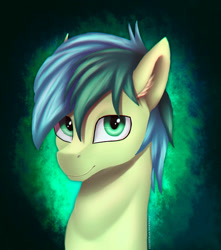 Size: 1015x1146 | Tagged: safe, artist:equestrian-downfall, derpibooru import, sandbar, earth pony, pony, school daze, green background, male, simple background, solo, stallion