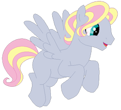 Size: 436x396 | Tagged: safe, artist:angelamusic13, derpibooru import, oc, oc only, pegasus, pony, magical lesbian spawn, male, offspring, parent:derpy hooves, parent:fluttershy, parents:derpyshy, simple background, solo, stallion, transparent background