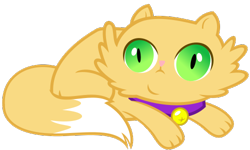 Size: 500x300 | Tagged: safe, artist:reginault, derpibooru import, cat, pinkie apple pie, .svg available, absurd resolution, animal, bell, bell collar, collar, goldie delicious' cats, simple background, solo, svg, transparent background, vector