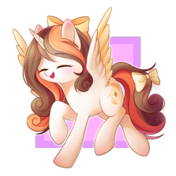 Size: 2000x2000 | Tagged: safe, artist:leafywind, derpibooru import, oc, oc only, alicorn, alicorn oc, bow, eyes closed, simple background, solo, tail bow, transparent background