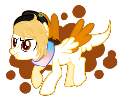 Size: 1024x823 | Tagged: safe, artist:mintoria, derpibooru import, oc, oc only, pegasus, pony, female, mare, simple background, solo, transparent background, two toned wings