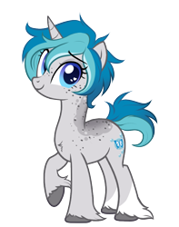 Size: 866x1099 | Tagged: safe, artist:askbubblelee, derpibooru import, oc, oc only, oc:bubble lee, pony, unicorn, body freckles, female, freckles, heart eyes, mare, mother, raised hoof, short hair, show accurate, simple background, solo, transparent background, unshorn fetlocks, wingding eyes