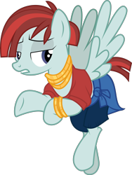 Size: 6347x8450 | Tagged: safe, artist:digimonlover101, derpibooru import, valley glamour, pegasus, pony, fake it 'til you make it, absurd resolution, clothes, female, mare, midriff, simple background, solo, transparent background, vector, wrong eye color