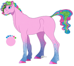 Size: 1010x911 | Tagged: safe, artist:bijutsuyoukai, derpibooru import, oc, earth pony, pony, beard, colored hooves, facial hair, magical lesbian spawn, male, offspring, parent:pinkie pie, parent:rainbow dash, parents:pinkiedash, simple background, small head, solo, stallion, transparent background