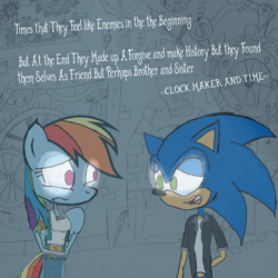 Size: 2999x2999 | Tagged: safe, artist:vatoff, derpibooru import, rainbow dash, anthro, crossover, sonic the hedgehog, sonic the hedgehog (series), text