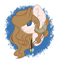 Size: 1024x1081 | Tagged: safe, artist:mintoria, derpibooru import, oc, oc only, pony, bust, female, horns, mare, portrait, simple background, solo, transparent background