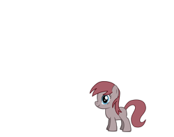 Size: 3320x2600 | Tagged: safe, anonymous artist, derpibooru import, ember (g1), earth pony, pony, pony creator, g1, blank flank, female, filly, g1 to g4, generation leap, simple background, solo, transparent background