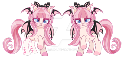 Size: 900x420 | Tagged: safe, artist:akanova, derpibooru import, oc, oc only, bat pony, bat pony oc, heart eyes, simple background, solo, transparent background, wingding eyes