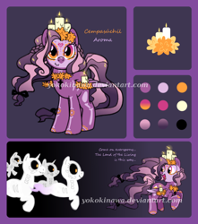 Size: 1280x1451 | Tagged: safe, artist:yokokinawa, derpibooru import, oc, earth pony, pony, dia de los muertos, earth pony oc