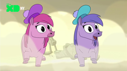 Size: 1022x574 | Tagged: safe, derpibooru import, screencap, kelpie, barely pony related, bramble (duck tales), briar (duck tales), duck tales, duck tales 2017, pony reference, shetland pony, spoilers for another series