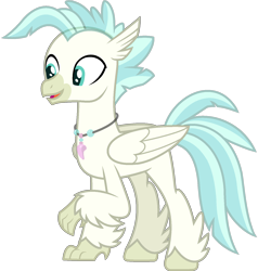 Size: 1492x1566 | Tagged: safe, artist:lorenacarrizo18, derpibooru import, terramar, classical hippogriff, hippogriff, season 8, surf and/or turf, base, feathered fetlocks, jewelry, necklace, raised claw, simple background, solo, transparent background
