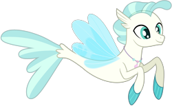 Size: 2500x1540 | Tagged: safe, artist:lorenacarrizo18, derpibooru import, terramar, seapony (g4), season 8, surf and/or turf, base, jewelry, male, necklace, simple background, solo, transparent background