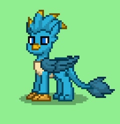 Size: 609x633 | Tagged: safe, derpibooru import, gallus, griffon, school daze, game screencap, pony town