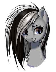 Size: 1928x2451 | Tagged: safe, artist:deltahedgehog, derpibooru import, oc, bat pony, pony, bat pony oc, bust, cute, cute little fangs, ear fluff, fangs, portrait, simple background, slit eyes, solo, transparent background