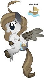 Size: 566x998 | Tagged: safe, artist:thecreativeenigma, derpibooru import, oc, oc:waterworks, pegasus, pony, female, mare, simple background, solo, transparent background