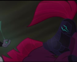 Size: 1012x819 | Tagged: safe, derpibooru import, screencap, tempest shadow, my little pony: the movie, cropped, face down ass up