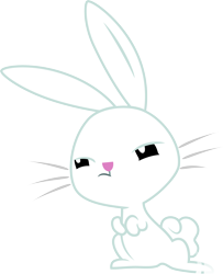 Size: 4000x4938 | Tagged: safe, artist:jeatz-axl, derpibooru import, angel bunny, rabbit, .svg available, absurd resolution, annoyed, male, resource, simple background, solo, transparent background, vector