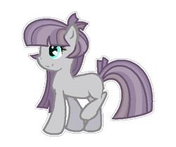 Size: 495x414 | Tagged: safe, artist:spectrumnightyt, derpibooru import, oc, earth pony, pony, base used, female, filly, offspring, parent:maud pie, parent:mud briar, parents:maudbriar, simple background, solo, transparent background