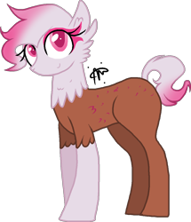 Size: 940x1095 | Tagged: safe, artist:thepegasisterpony, derpibooru import, oc, oc only, oc:primrose shortcake, hybrid, interspecies offspring, magical lesbian spawn, offspring, parent:gilda, parent:pinkie pie, parents:gildapie, simple background, solo, transparent background