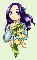 Size: 522x850 | Tagged: safe, artist:shusu, derpibooru import, oc, oc only, earth pony, human, pony, carrying