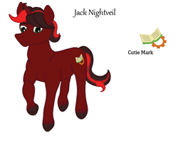 Size: 461x390 | Tagged: safe, artist:nightveil, artist:nightveilnocturne, derpibooru import, oc, oc:jack nightveil, unicorn, male, reference sheet, solo, stallion