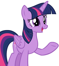 Size: 5096x5645 | Tagged: safe, artist:andoanimalia, derpibooru import, twilight sparkle, twilight sparkle (alicorn), alicorn, pony, fake it 'til you make it, absurd resolution, female, open mouth, simple background, smiling, solo, transparent background