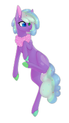 Size: 1537x2719 | Tagged: safe, artist:ohhoneybee, derpibooru import, oc, oc only, oc:sprinkle, candy pony, pony, female, mare, neck fluff, simple background, smiling, solo, tongue out, transparent background, unshorn fetlocks