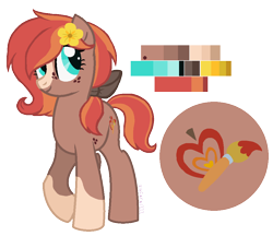 Size: 971x839 | Tagged: safe, artist:zafara1222, derpibooru import, oc, oc only, oc:ambrosia, earth pony, pony, blaze (coat marking), female, flower, flower in hair, mare, offspring, parent:applejack, parent:trouble shoes, parents:troublejack, simple background, socks (coat marking), solo, transparent background