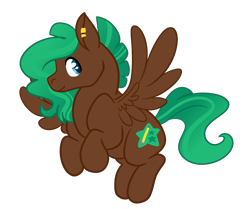 Size: 1823x1525 | Tagged: safe, artist:theperfecta, derpibooru import, oc, oc only, oc:writer's block, pegasus, pony, ambiguous gender, cutie mark, ear piercing, earring, flying, jewelry, piercing, ponysona, simple background, solo, transparent background