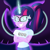 Size: 1500x1500 | Tagged: safe, artist:xethshade, derpibooru import, midnight sparkle, sci-twi, twilight sparkle, equestria girls, bromine, bruh, clothes, corrupted, crossed arms, elements, evil, female, grin, hydrogen, looking at you, periodic table, possessed, smiling, solo, uranium, wings