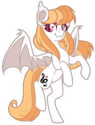 Size: 680x894 | Tagged: safe, artist:jadeyhooves, derpibooru import, oc, oc:allegra lifeblood, bat pony, pony, base used, female, mare, rearing, simple background, solo, transparent background