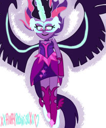 Size: 1024x1229 | Tagged: safe, artist:xxfluffypachirisuxx, derpibooru import, midnight sparkle, sci-twi, twilight sparkle, equestria girls, friendship games, simple background, solo, transparent background