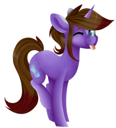 Size: 1024x1127 | Tagged: safe, artist:beashay, derpibooru import, oc, oc:stardust, pony, unicorn, female, mare, simple background, solo, tongue out, transparent background