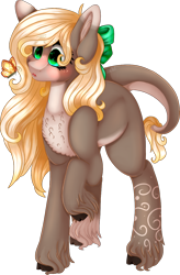 Size: 792x1206 | Tagged: safe, artist:popcornhorns, derpibooru import, oc, oc:daisy, butterfly, earth pony, pony, female, mare, simple background, solo, transparent background, unshorn fetlocks