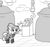 Size: 640x600 | Tagged: safe, artist:ficficponyfic, derpibooru import, oc, oc only, oc:lockepicke, belt, boots, buckle, cauldron, clothes, coat, confused, cyoa, cyoa:the wizard of logic tower, hat, hook, lever, monochrome, puzzle, shoes, shovel, story included