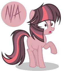 Size: 511x565 | Tagged: safe, artist:marielle5breda, derpibooru import, oc, earth pony, pony, base used, female, magical lesbian spawn, offspring, parent:applejack, parent:twilight sparkle, parents:twijack, raised hoof, simple background, solo, teenager, transparent background