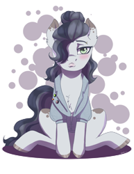 Size: 786x1017 | Tagged: safe, artist:xxcommandershepardxx, derpibooru import, oc, oc only, oc:jaded radiance, earth pony, pony, female, looking at you, mare, pouting, simple background, sitting, solo, transparent background