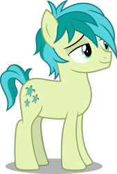 Size: 3373x5000 | Tagged: safe, artist:dashiesparkle, derpibooru import, sandbar, earth pony, pony, school daze, .svg available, male, simple background, solo, teenager, transparent background, vector