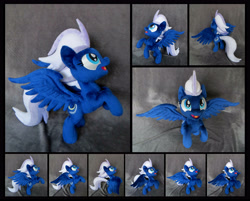 Size: 5000x4011 | Tagged: safe, artist:fireflytwinkletoes, derpibooru import, night glider, pony, absurd resolution, happy, irl, photo, plushie, solo