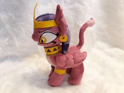 Size: 1024x768 | Tagged: safe, artist:hipsterowlet, derpibooru import, sphinx (character), sphinx, irl, photo, plushie, solo