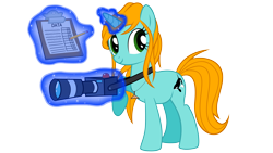 Size: 7680x4320 | Tagged: safe, artist:legendaryspider, derpibooru import, oc, oc:delphine, pony, unicorn, absurd resolution, camera, cetacean, clipboard, female, jewelry, journalist, levitation, magic, mare, marine biologist, necklace, photography, raised hoof, simple background, smiling, solo, telekinesis, transparent background, vector