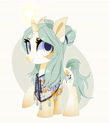 Size: 4800x5396 | Tagged: safe, artist:sorasku, derpibooru import, oc, pony, unicorn, absurd resolution, clothes, female, magic, mare, solo