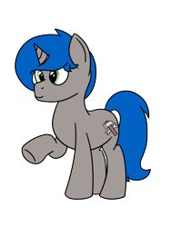 Size: 600x800 | Tagged: safe, artist:spritepony, derpibooru exclusive, derpibooru import, oc, oc only, oc:steelspark, unicorn, simple background, solo, transparent background