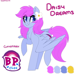 Size: 1000x1000 | Tagged: safe, artist:sleepysuika, derpibooru import, daisy dreams, pegasus, pony, female, mare, solo, wings