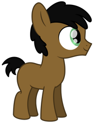 Size: 2600x3400 | Tagged: safe, artist:peternators, derpibooru import, oc, oc only, oc:ponyfound, earth pony, pony, colt, male, simple background, smiling, solo, transparent background, younger