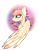 Size: 1024x1365 | Tagged: safe, artist:okimichan, derpibooru import, oc, oc only, oc:lyshuu, pegasus, pony, bust, female, flower, mare, portrait, simple background, solo, transparent background