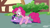 Size: 1920x1080 | Tagged: safe, derpibooru import, screencap, pinkie pie, twilight sparkle, twilight sparkle (alicorn), alicorn, earth pony, pony, fame and misfortune, on back, out of context, personal space invasion