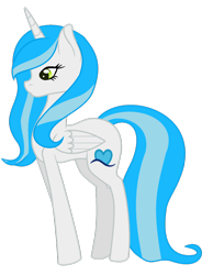 Size: 1024x1318 | Tagged: safe, artist:cindydreamlight, derpibooru import, oc, oc:blue moon, alicorn, pony, female, mare, simple background, solo, transparent background